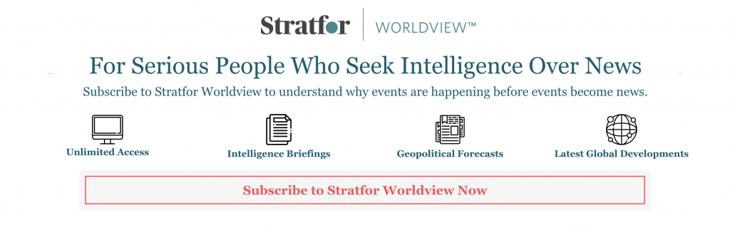 Stratfor: The World's Leading Geopolitical Intelligence Platform